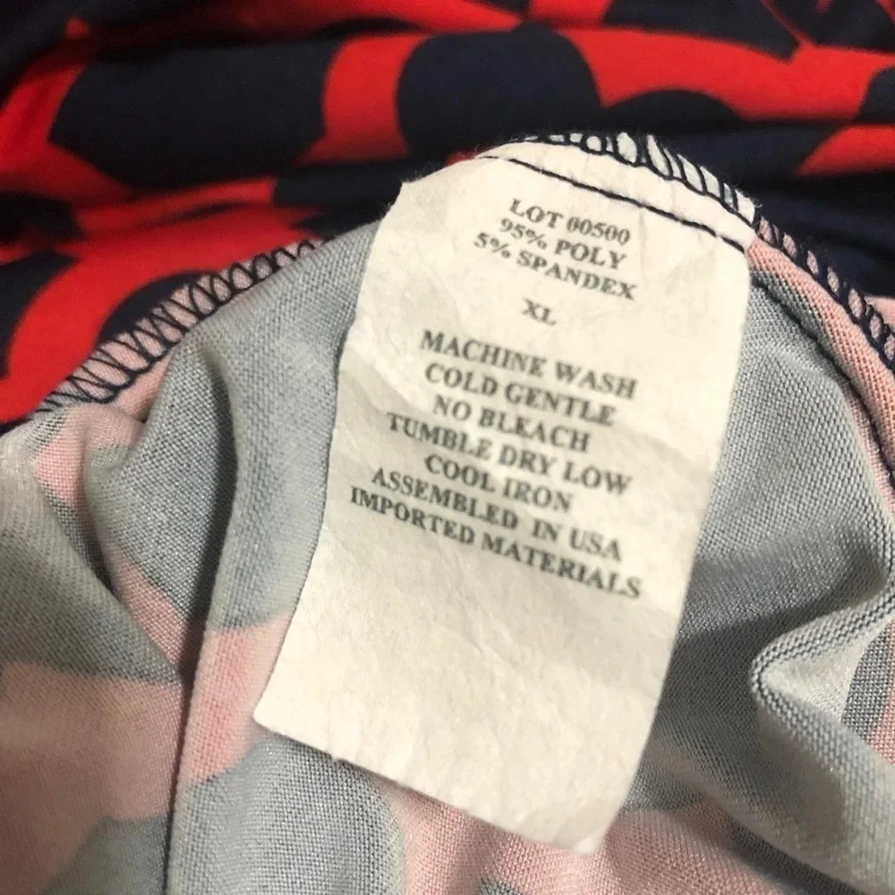 Flirty Pink | Red & Navy Print Tunic - Picture 5 of 5